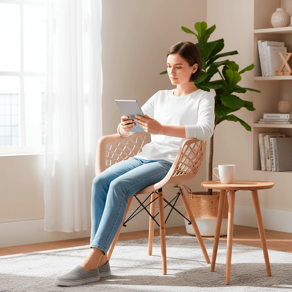 Cadeira Eiffel Web Nude Mozaic | FastStore PDP