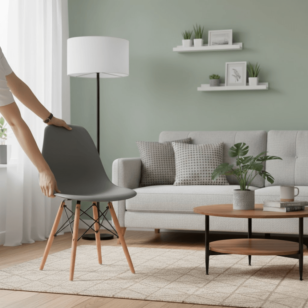 Cadeira Eiffel Cinza Mozaic | FastStore PDP