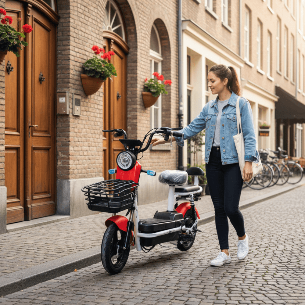 Scooter elétrica Plus Vermelho 350W Agile RF-6140 | FastStore PDP