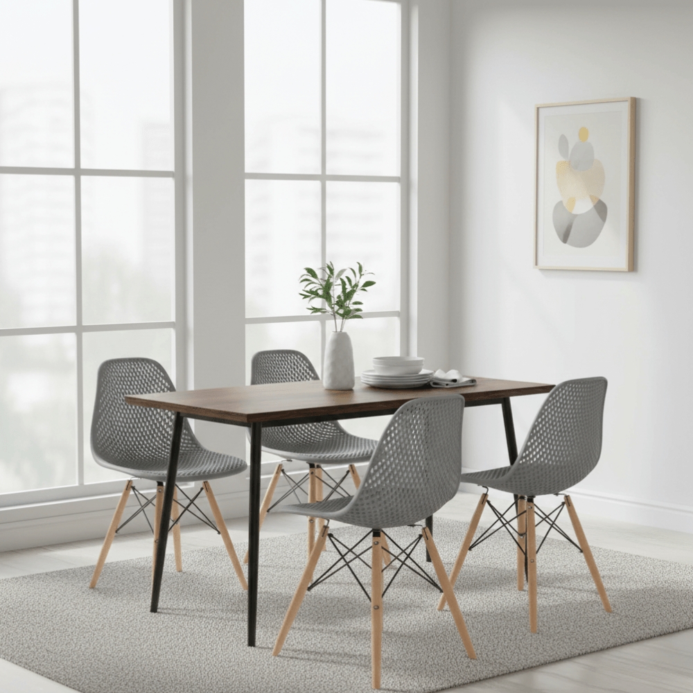 Cadeira Eiffel Colmeia Cinza Mozaic | FastStore PDP
