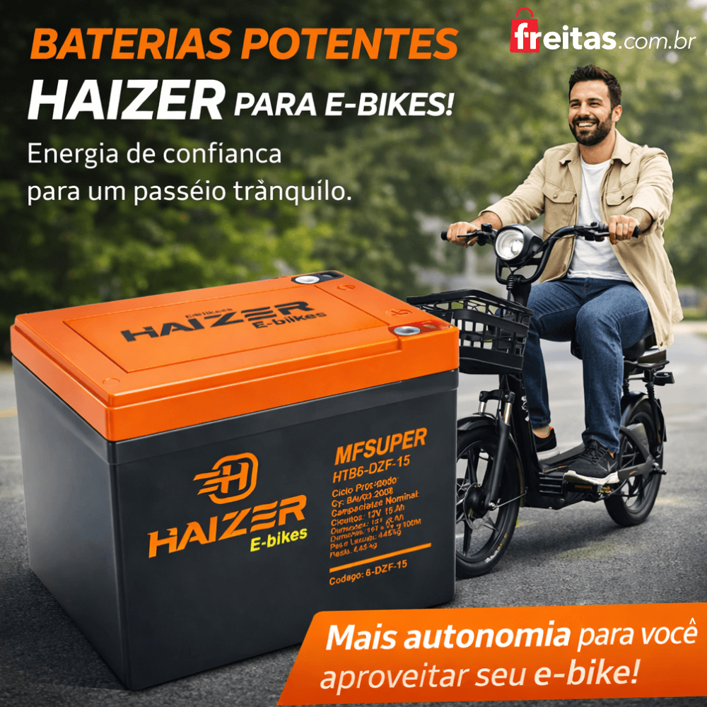 Bateria Para Scooter Elétrica 15A Haizer 714 | FastStore PDP