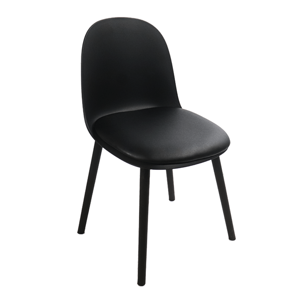 Mayita です。チェアー Cadeira Plástica Maitê Preta 80x45x53cm Mozaic | FastStore PDP