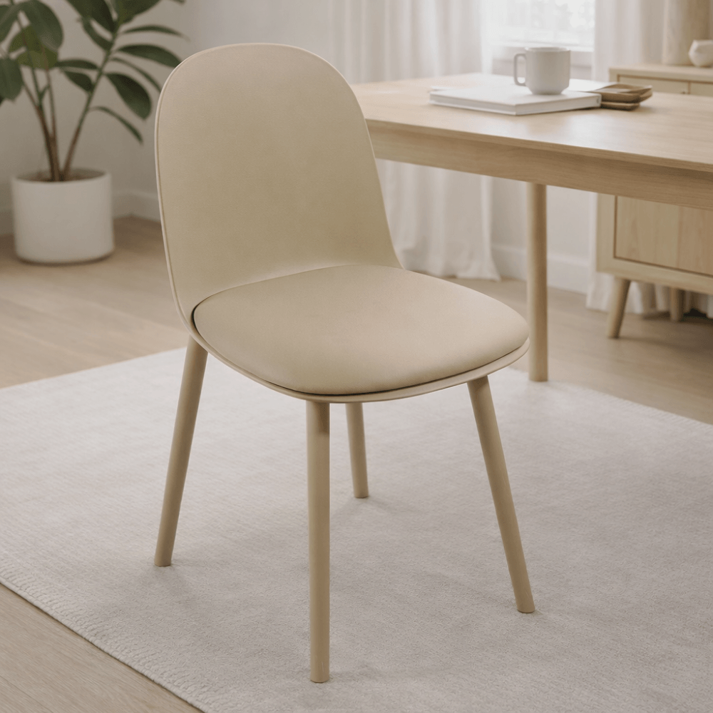 Cadeira Plástico Maitê Nude 80x45x53cm Mozaic | FastStore PDP