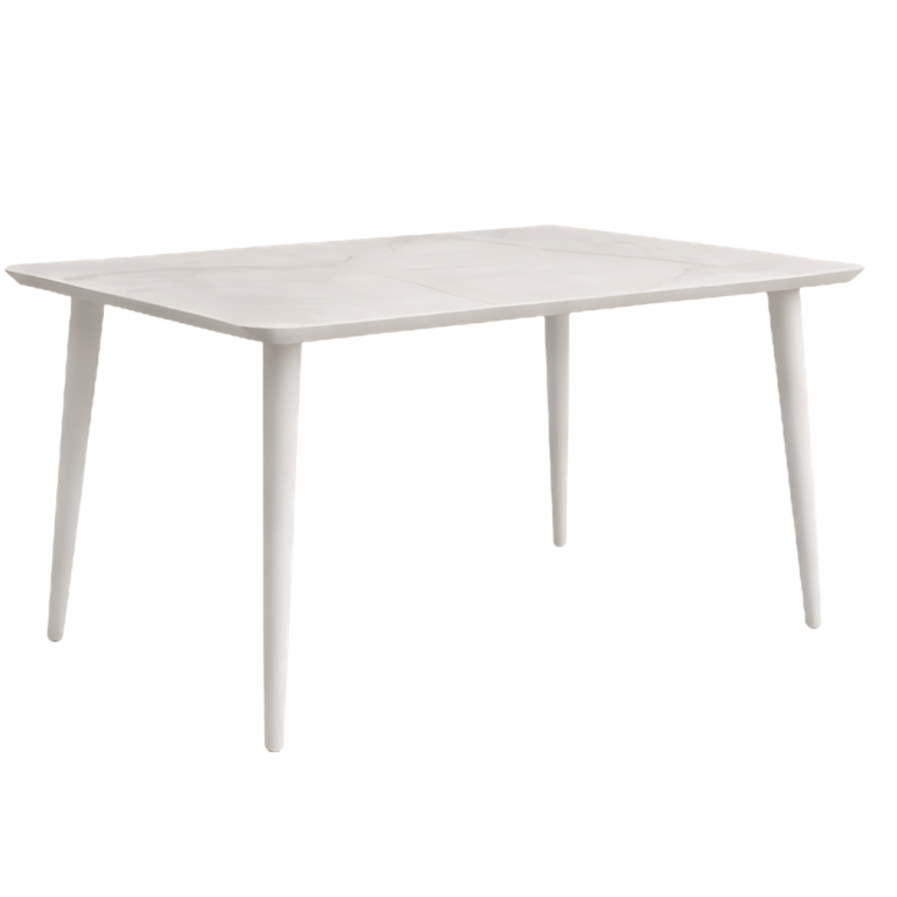 Mesa de Jantar Vidro Decorada Retangular Mozaic RF4218B