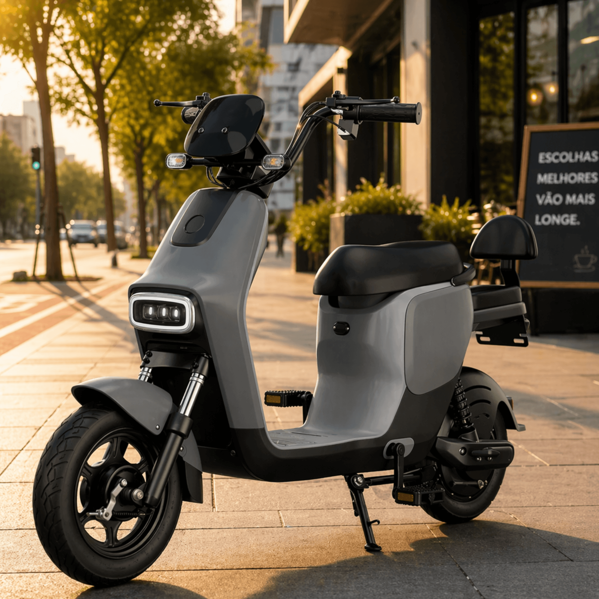 Scooter Elétrica Racer Cinza RF6642 Agile | FastStore PDP