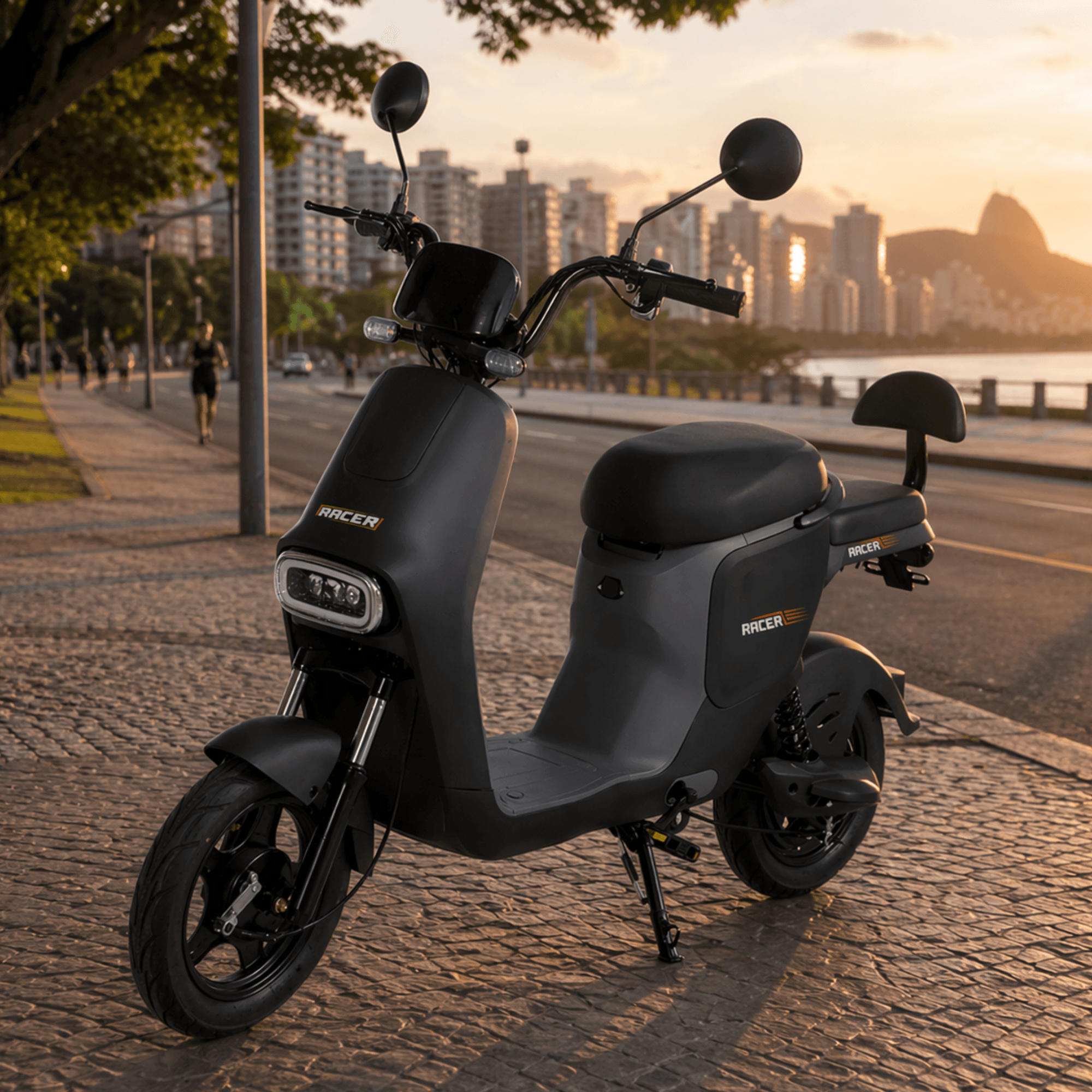 Scooter Elétrica Racer Cinza RF6642 Agile | FastStore PDP