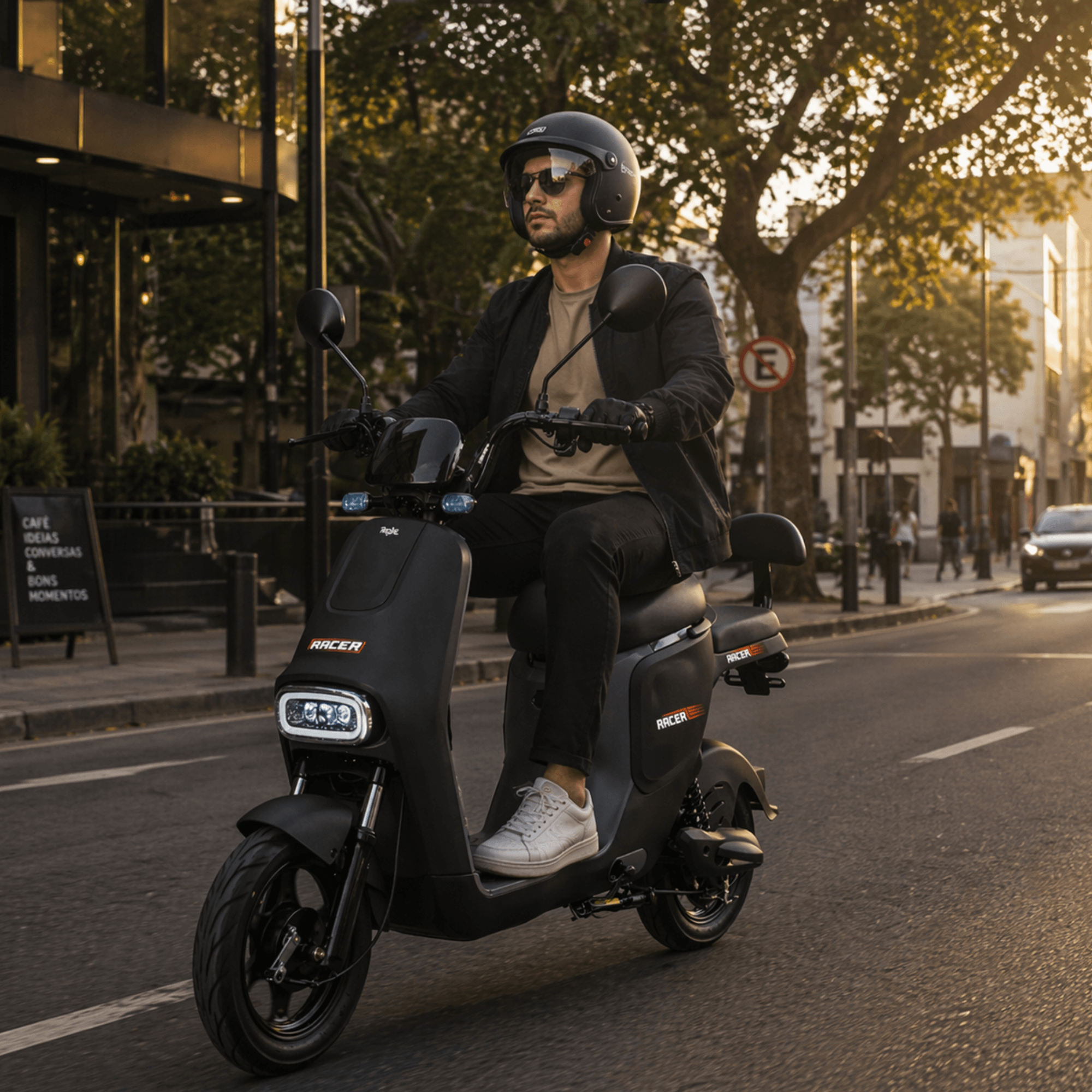 Scooter Elétrica Racer Cinza RF6642 Agile | FastStore PDP