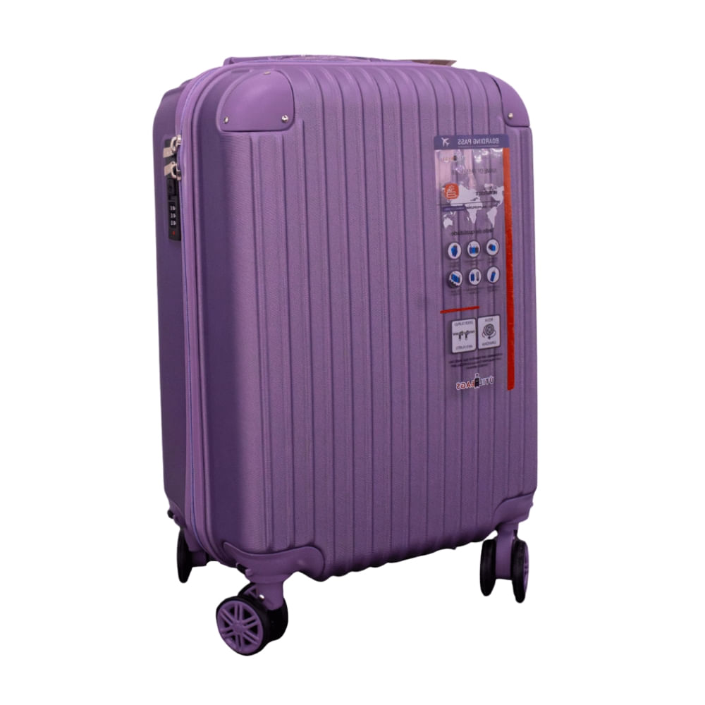 Mala De Viagem Mykonos Roxa 55cm Útil Bags UB7942D5 | FastStore PDP