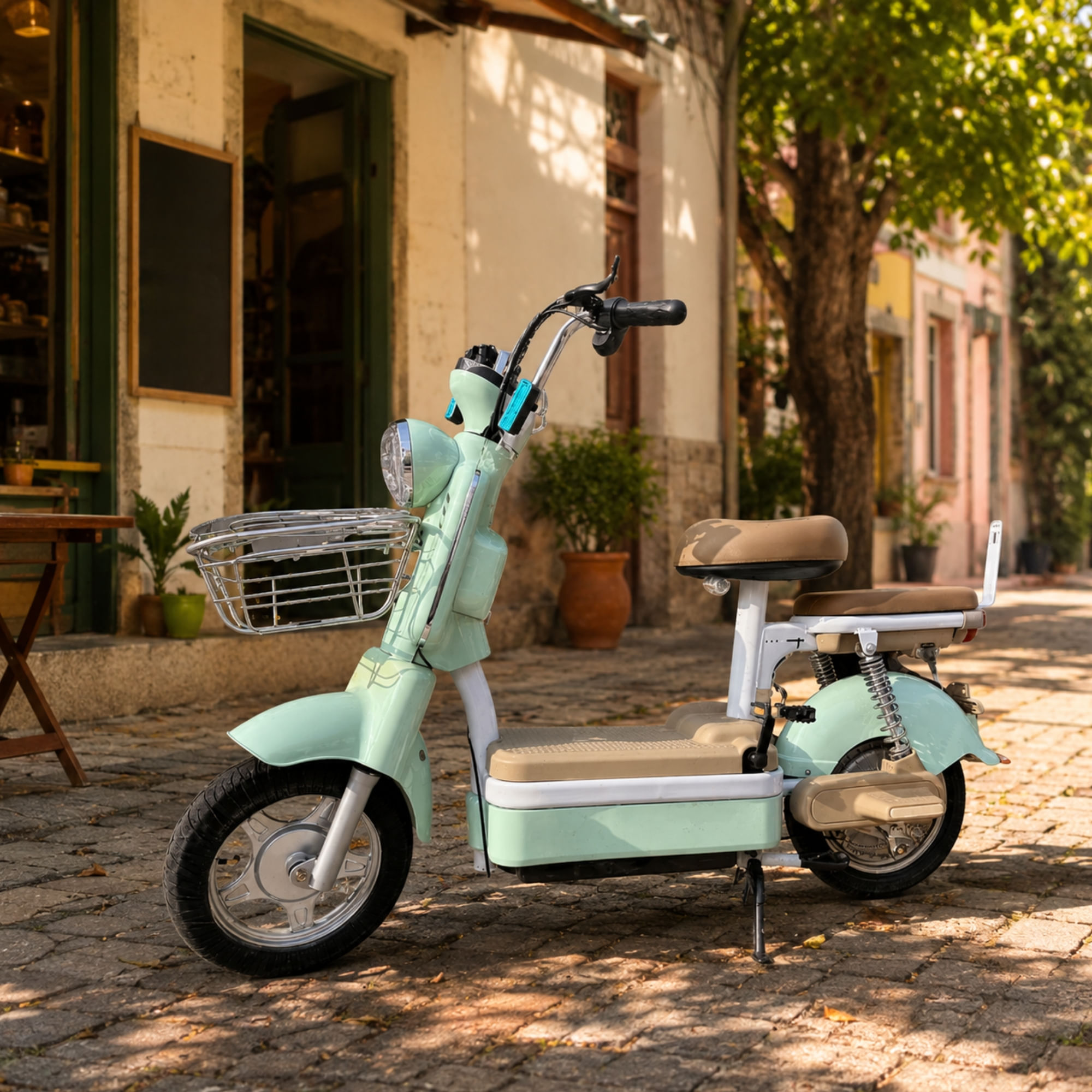 Scooter Elétrica Vintage Azul Agile RF6145 | FastStore PDP
