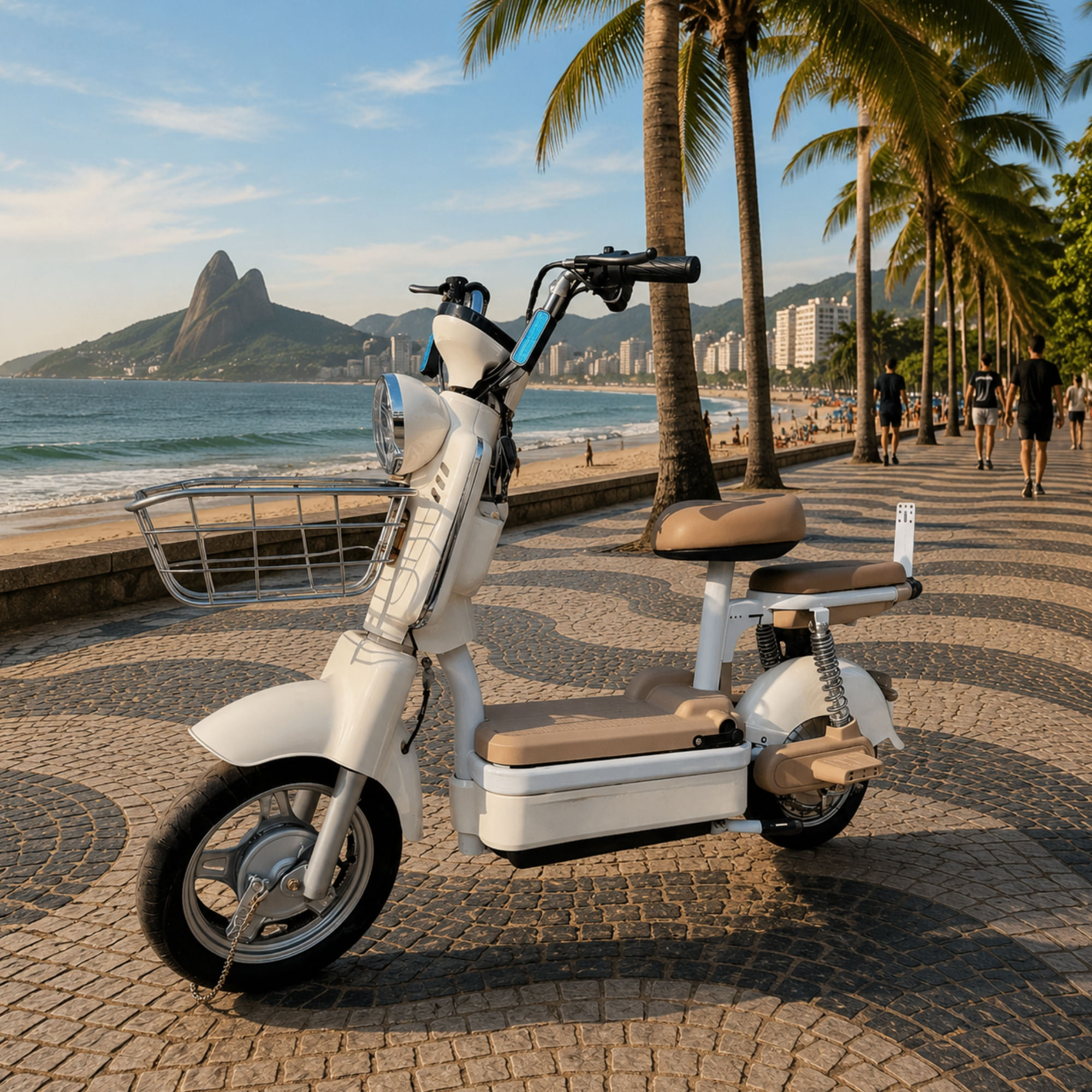 Scooter Elétrica Vintage Off White Agile RF6146 | FastStore PDP