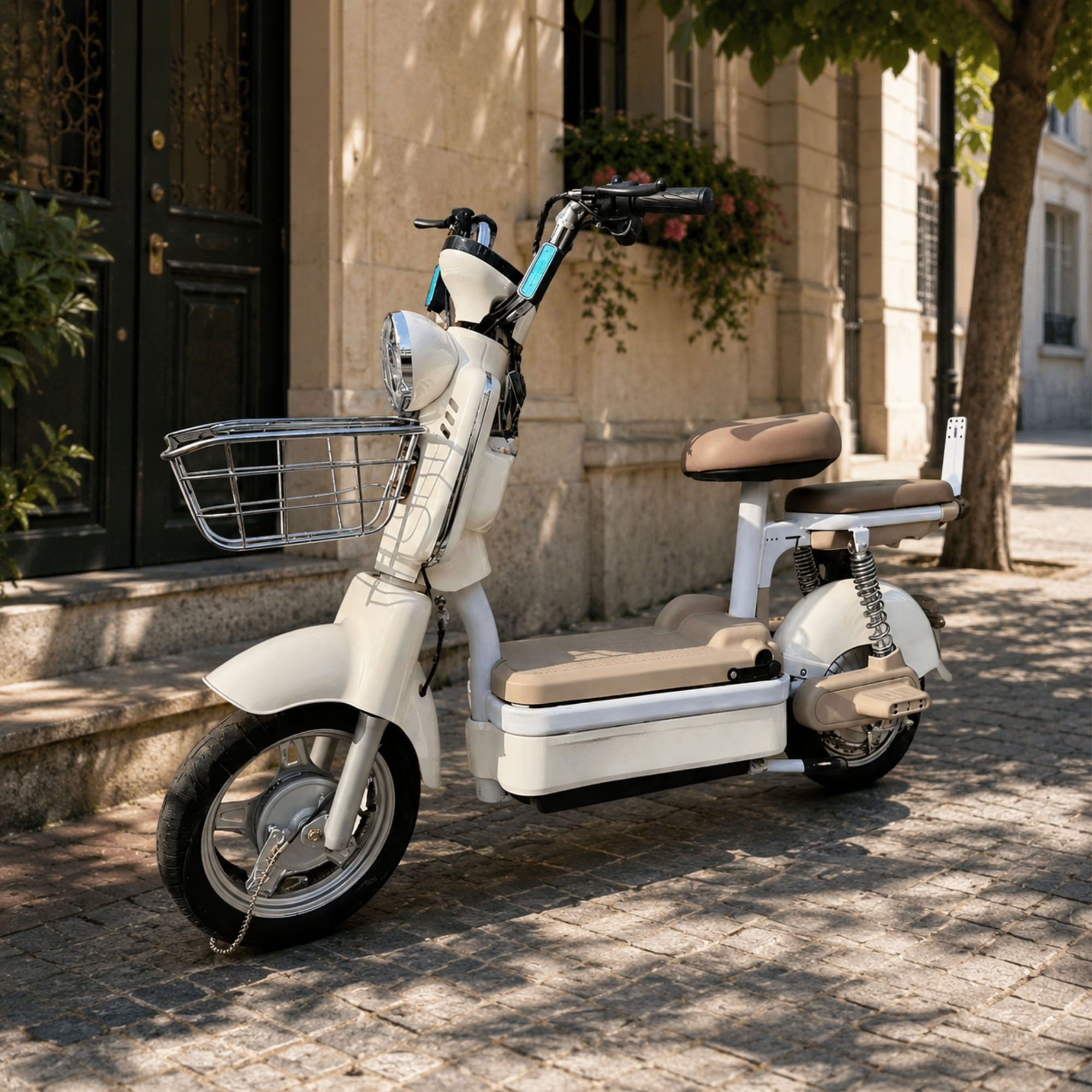Scooter Elétrica Vintage Off White Agile RF6146 | FastStore PDP