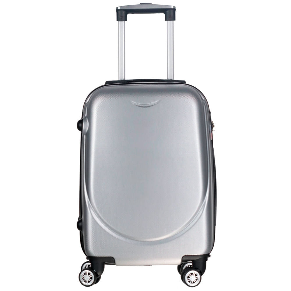 Mala de Viagem Bordo Bali Prata 20 Util Bags 55cm UB5233D2