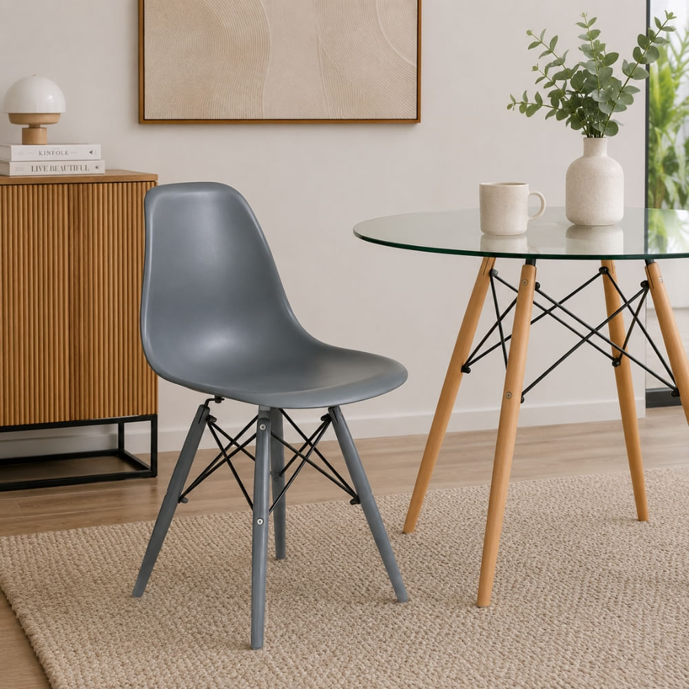Cadeira Eiffel Up Cinza 82x46x40cm Mozaic RF4609 | FastStore PDP